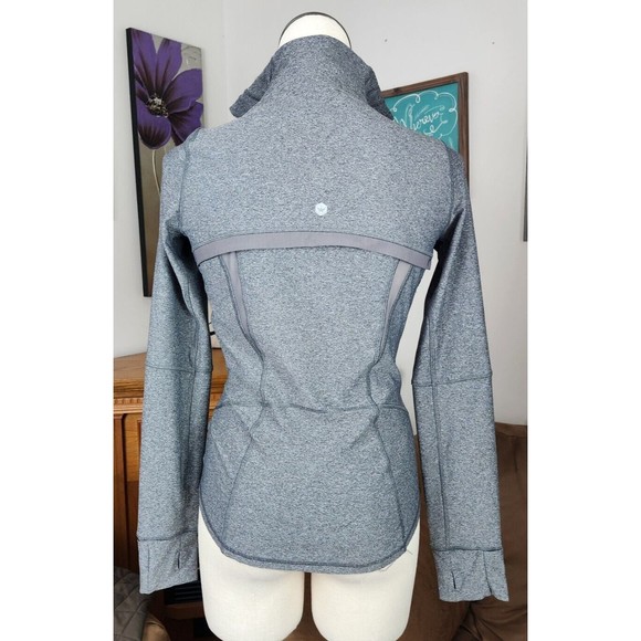 Active Queens Define Active Track Jacket Long Sleeve Zip Size M Gray - Picture 3 of 8
